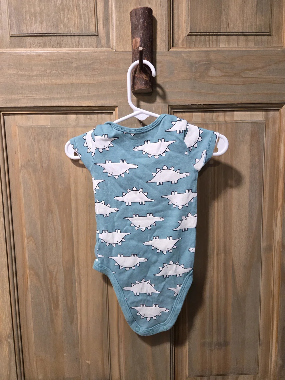 **BUNDLE & SAVE** Carter's Baby One-Piece Bodysuit in Blue with White Dino Print